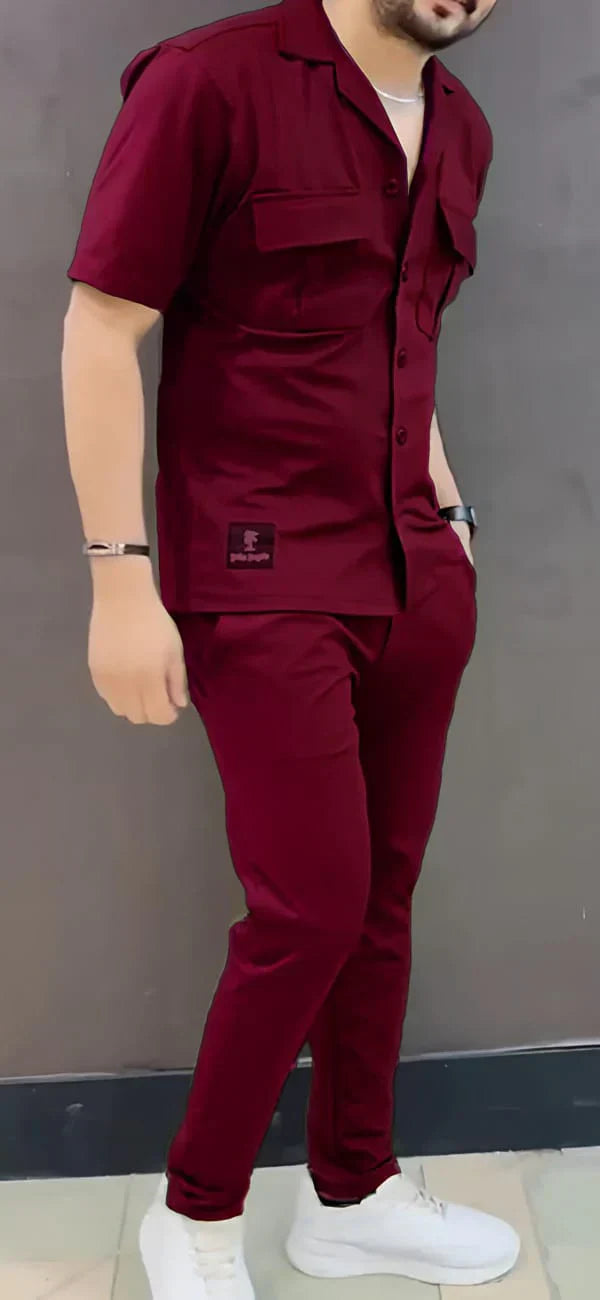 2 Pcs Collar Style Tracksuit LI-15