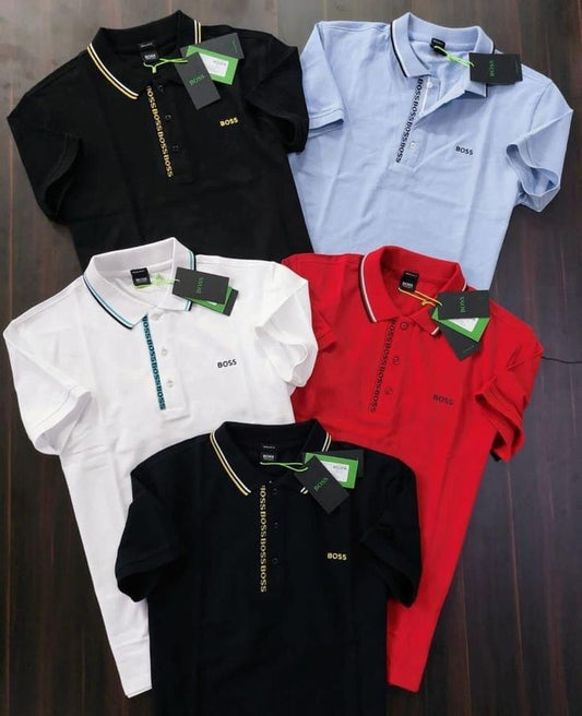 Pack of 5 | 50% OFF Men's Stylish Polo T-Shirts | Premium Quality | DOSS107