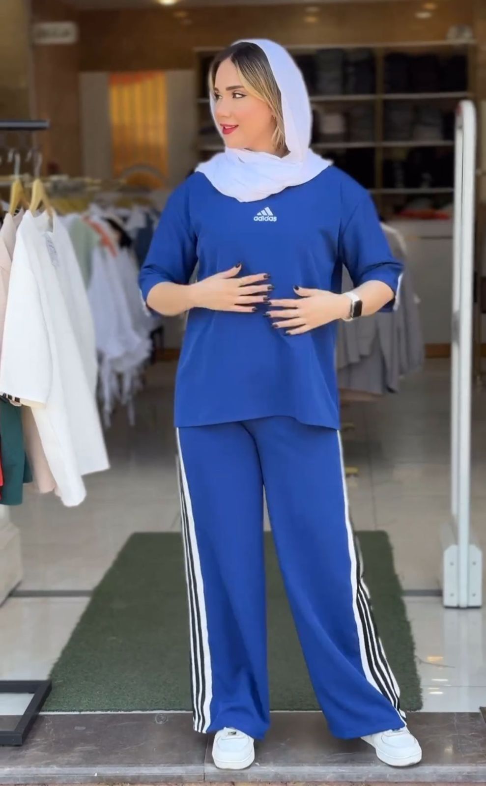 Stripes T Shirt And Jogger Pant CH 416