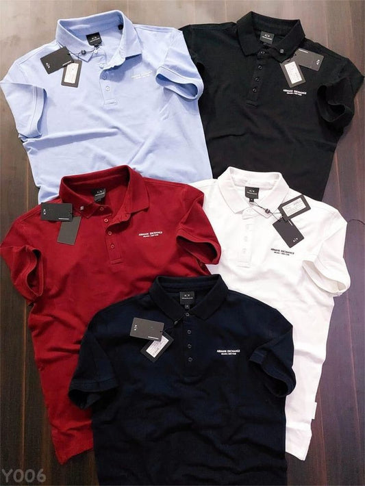 Pack of 5 | 50% OFF Men's Stylish Polo T-Shirts | Premium Quality | DOSS104