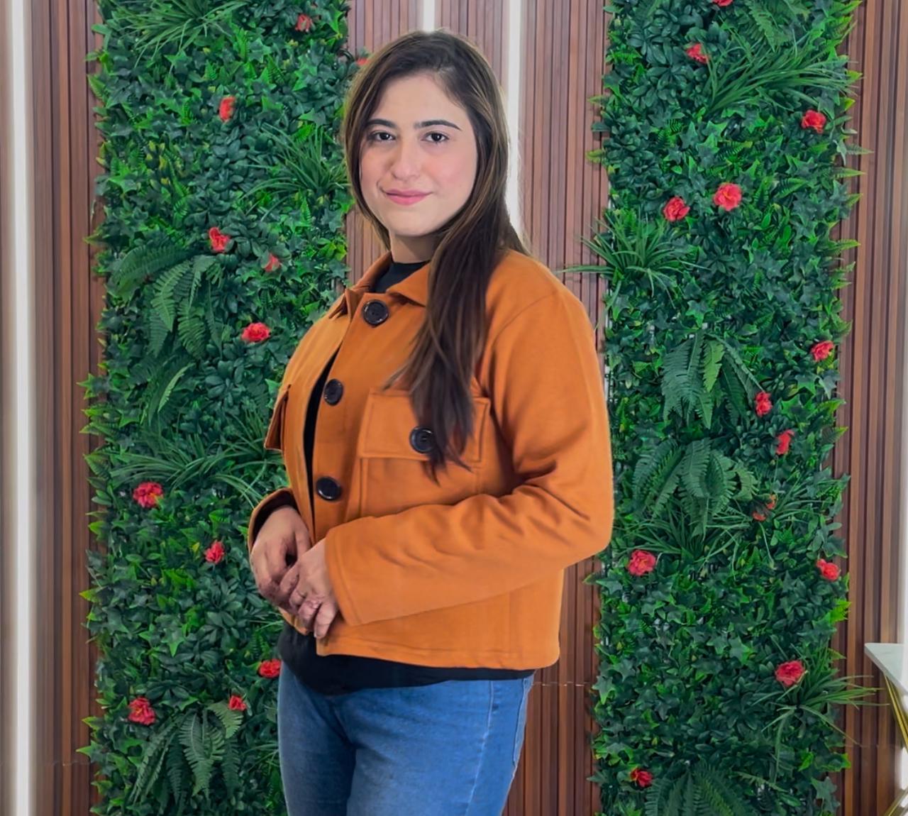 Pocket Style Short Fleece Jacket CH 383