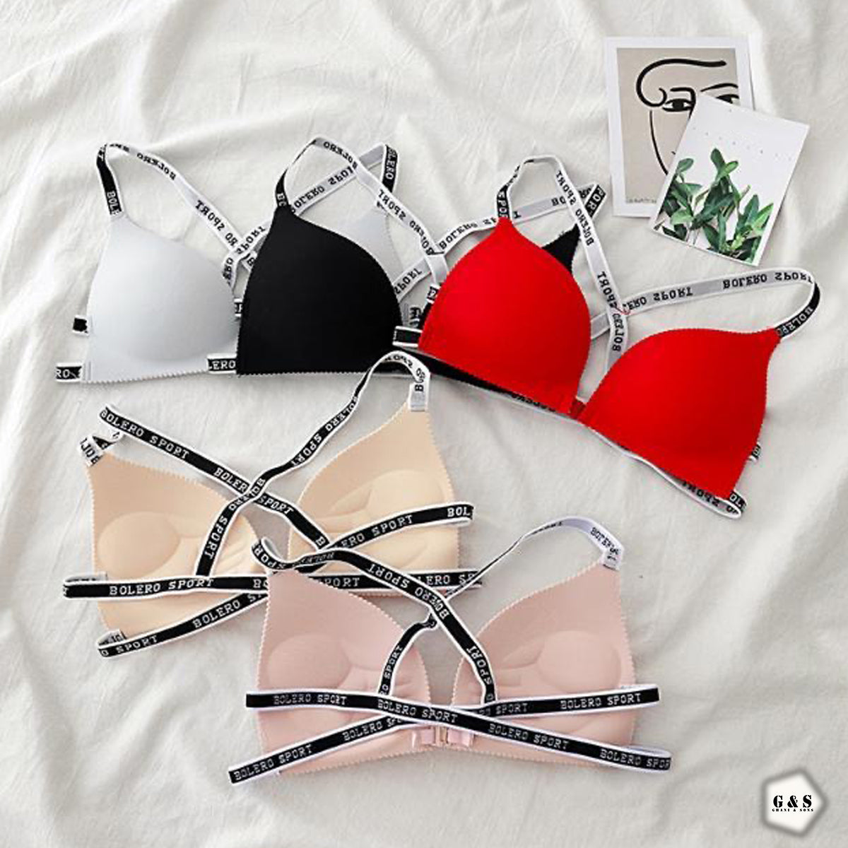 Pack Of 3 Front Open Pushup Bras