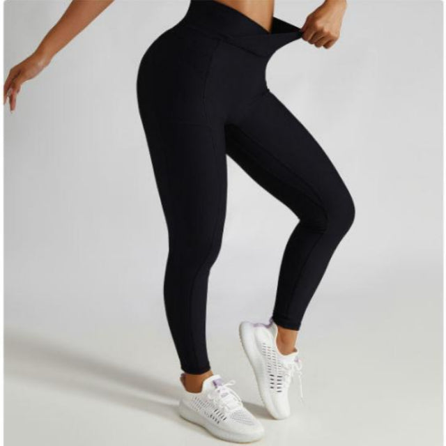PLAIN YOGA FITNESS TIGHTS GYM WEAR