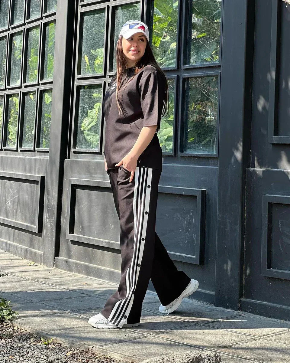 Stripes T Shirt And Jogger Pant CH 416