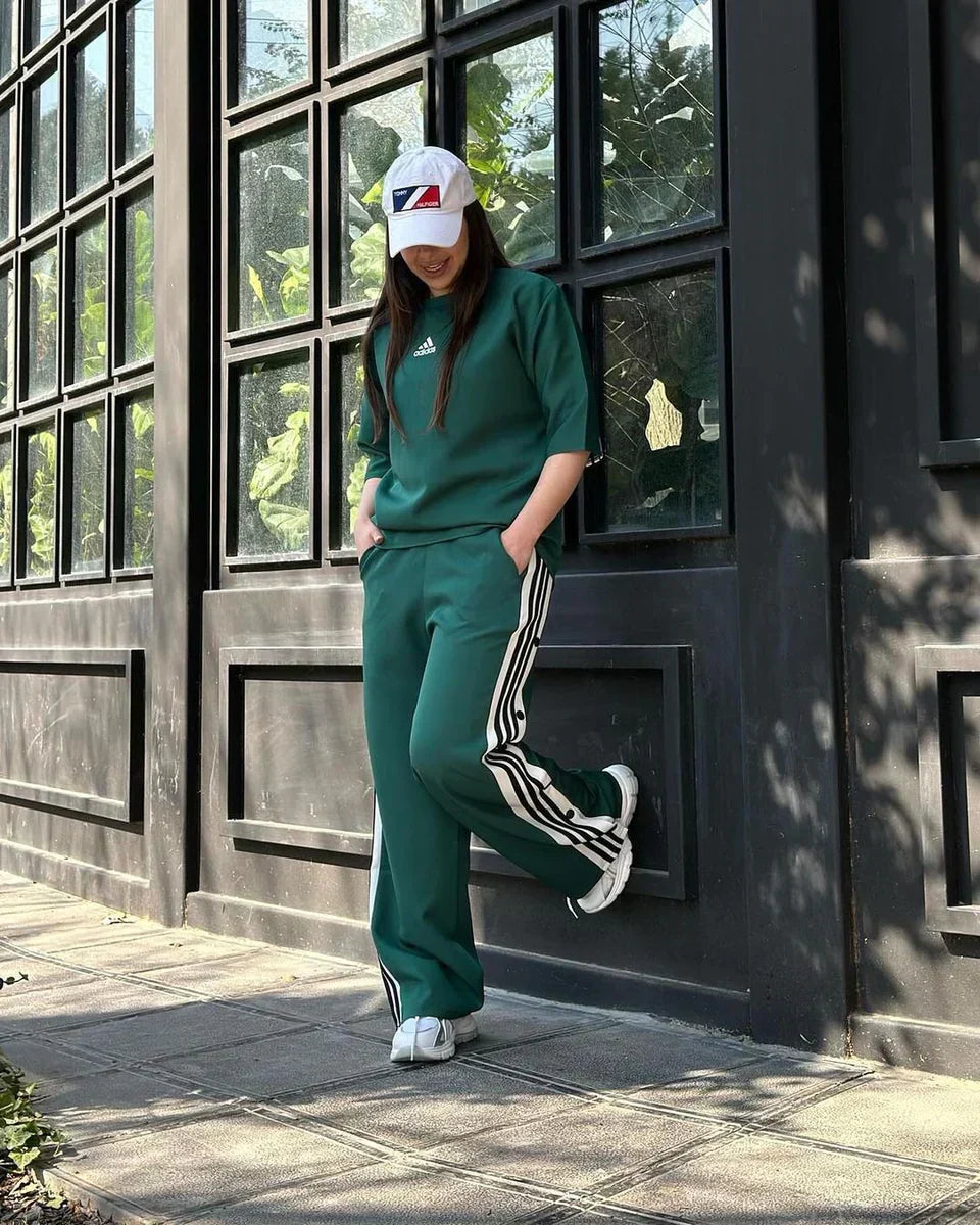 Stripes T Shirt And Jogger Pant CH 416