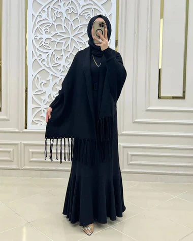 Free Flow Fleece Poncho