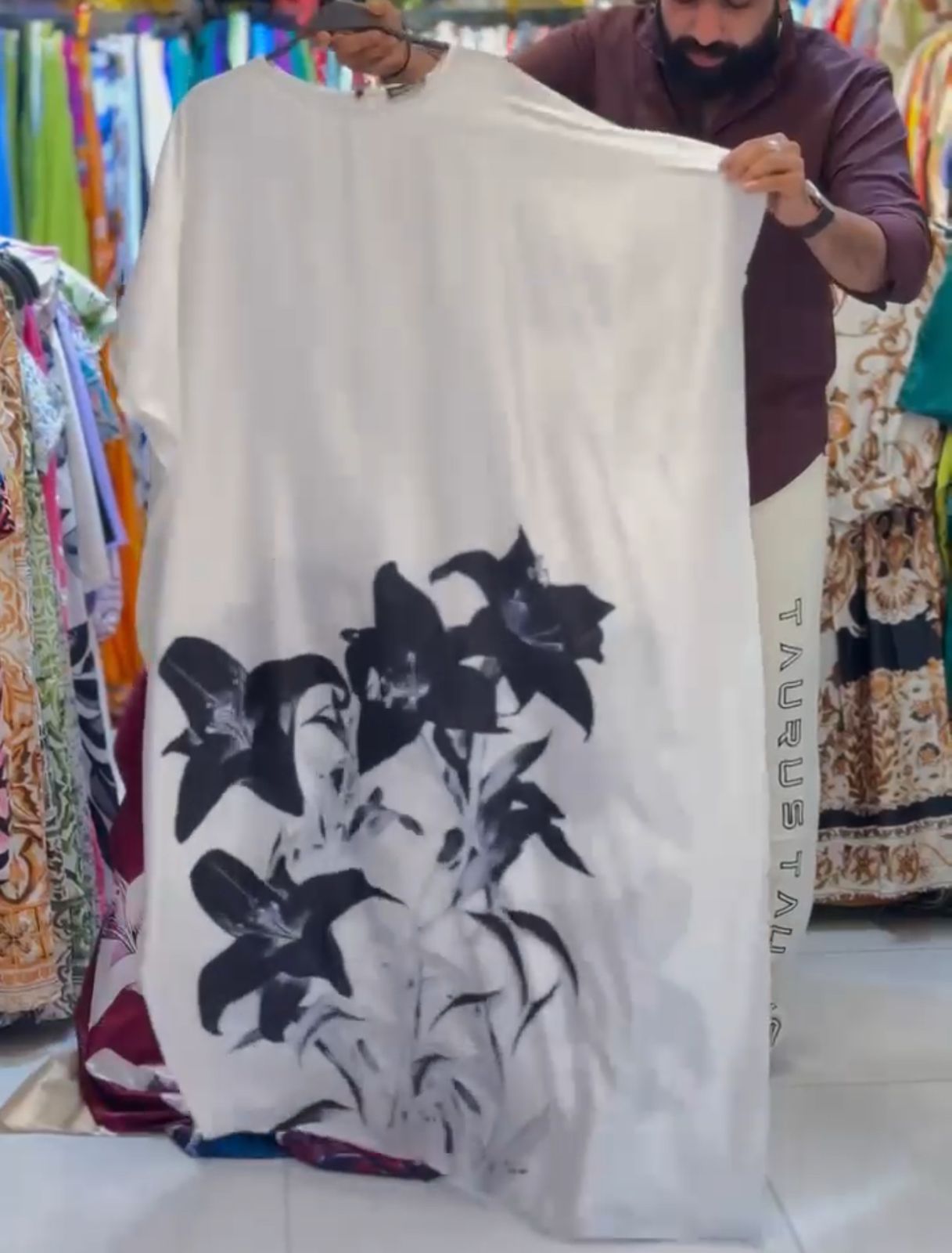 Silk Kaftaan Dress
